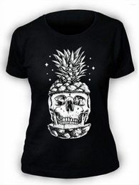 Men's T Shirts Skull Pineapple Ladies T-Shirt S-2Xl Sp4 Brand Fashion Tee Shirt