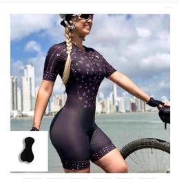 Racing Sets 2023 Oem Custom Breathable Sublimation Professional Cycling Clothing One Piece Suit Cool Womens Wetsuit Triathlon Jumpsuit