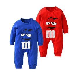 Rompers 018Months born infant Baby Boys and Girls Long Sleeve Romper Jumpsuit Spring Autumn Clothes Fashion Printed Toddler Onesie 230522