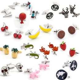 iGame New Arrival Novelty Cufflinks 18 Fancy Designs Brass Material Cuff Links For Men Free Shipping