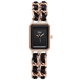 Ladies' watch Luxury watch Magnetic clasp and rhinestone bracelet Gift quartz strap Colour 2