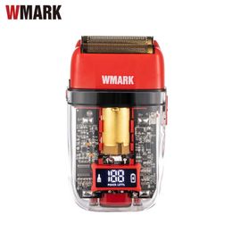 Electric Shaver WMARK New NG-988 Barber Shaver Electric Shaver Beard USB Electric Razor For Oil Head Shaving Machine Push G230522