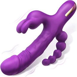 factory outlet Female 3-in-1 G-point rabbit dildo with vibration modes female waterproof rechargeable vibrator adult sex toy for clitoral stimulation