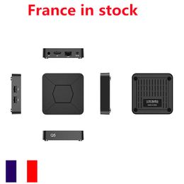 France has stock Q5 TV Box Allwinner H313 Android10.0 OS 2GB RAM 8GB ROM ATV DUAL WIFI 100M 4K BT VOICE REMOTE