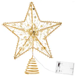 Christmas Decorations 1 Pc Xmas Tree Topper Star 3D TreeTop LED Light