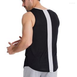 Men's Tank Tops 2023 Mens Fitness Gyms Top Men Sleeveless Shirt Male Mesh Breathable Sports Vest Undershirt Summer Running