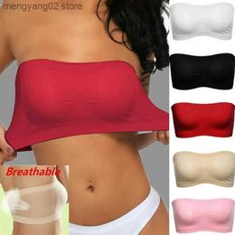 Bras Women Sexy Strapless Bra Invisible Push Up Bras Underwear Seamless Solid Color Without Straps Bralette Lingerie Bras Bra Female T230522