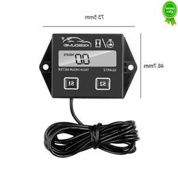 Car New Kebidumei Digital Engine Tach Hour Meter Waterproof Tachometer Gauge Engine RPM LCD Display for Moto Marine Chainsaw Bike Boat