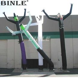 Hot sale 6mH single leg inflatable halloween air dancer ghost windy man with blower for event decoration