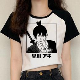 Men's T Shirts Chainsaw Man Tshirt Men Harajuku Shirt Manga 2000s Clothes