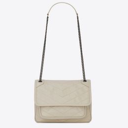 Modische Tasche Damen-Umhängetasche Handtasche im klassischen Stil mit plissiertem Faltendesign