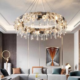 Chandeliers Modern Hanglamp Crystal Candelabro Luxury Chandelier Lighting Led Room Lights For Living Bedroom Dining