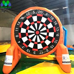 Outdoor Adult Or Kids Giant Inflatable Dart Board With Balls Interesting Soccer Football Kick Dartboard Target Sports Shoot Game