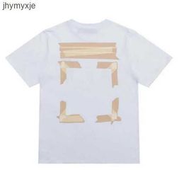 Summer T Mens Womens DesignersOFF T-shirts Loose Tees Tops Man Casual Shirt Luxurys Clothing Streetwear Shorts Sleeve Polos Tshirts Size S-X Offs WhitE Hip Hop IBN7