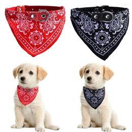 Dog Collars Cat Scarf Collar Adjustable Puppy Bandana Tie Neckerchief Collier Supplies Pet Accessories Kawaii