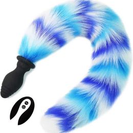 factory outlet Fox buttocks plug with smooth long role-playing flirting animal fox sex toy lady/role-playing Play Mix