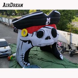 High Quality Cartoon character Halloween Inflatable Pirate Captain Tunnel Halloween Inflatable Channel for event decoration