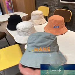 American Letters Fashion Trend Bucket Hat Couple All-Season Sunshield Face-Looking Small Basin Hats All-match