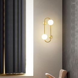 Wall Lamps Nordic Modern Decor Lampen Bedroom Lights Decoration Long Sconces Led Light For Applique Mural Design