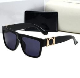 1pcs Fashion Round Sunglasses Eyewear Sun Glasses Designer Brand Black Metal Frame Dark 50mm Glass Lenses For Mens Womens Better AA6002
