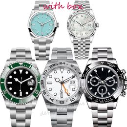 Herrenuhr, klassische Luxus-Designer-mechanische Uhr, Automatikwerk, Edelstahlarmband, 41 mm, 36 mm, nachtleuchtendes, wasserdichtes Saphirglas, modische Uhr