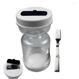 Storage Bottles Pickle Jar With Strainer Dry And Wet Dispenser Hourglass For Home Kitchen Gift Family Use