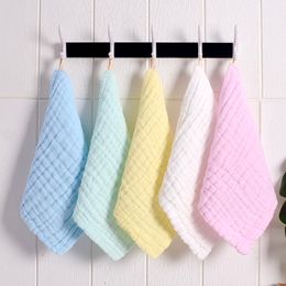 Baby Face Towel Handkerchief Muslin 6 Layers Squares Cotton Newborn Bibs Infant Feeding Bathing Wipe Face Washcloth 25*25CM