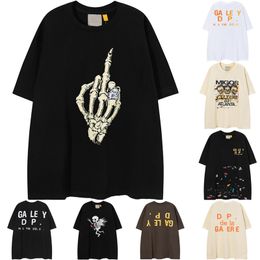 2024 GALERIES TEES DE Mens T Cizer Deption Women Designer T-shirts Cottons Tops Man Casual Casual