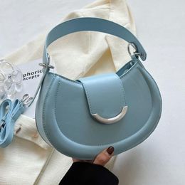 Evening Bags Vintage Underarm Shoulder For Women 2023 Designer Luxury Handbags Spring Trend PU Leatehr Crossbody Bag Female Cute Totes