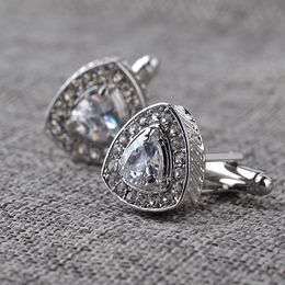 1 Pair Luxury Cufflinks For Men's And Women's Cuff Button Cuff High Quality Jewellery Fashion