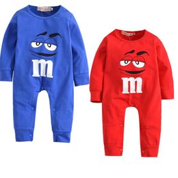 Summer Romper Toddler Baby Infant Boy Clothes Newborn Jumpsuit Long Sleeve Cotton Pajamas 0-24 Months Rompers Designers Clothes Ki272J