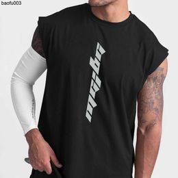 Мужские футболки мужская рубашка без рукавов сетчатой ​​сетчатой ​​материал быстрый дышащий танкер