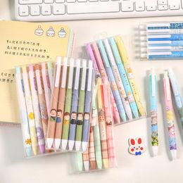 6pcs/set Kawaii Pen Cute School Supplies Pens For Stationary Gel Stationery Back To