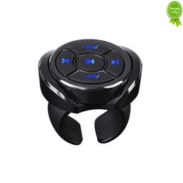 Car New Car Motorcycle Bike Steering Wheel Controller Wireless Bluetooth Media Remote Controls Button MP3 Music Play for Phone Tablet