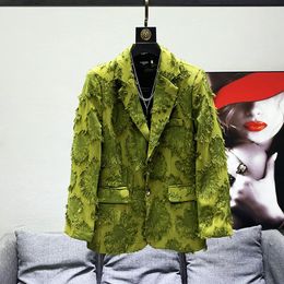 Men's Jackets J0507 Fashion Men's Coats & 2023 Runway Luxury European Design Party Style Clothing