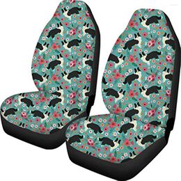 Car Seat Covers Floral Animal Pet Dog Saddle Blanket Universal Bucket Cover Fit For Cars & Vans