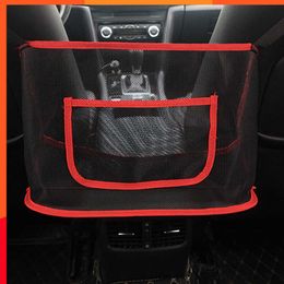 New Car Net Pocket Handbag Holder Car Seat Storage Organizer Bag Auto Seat Gap Storage Mesh Pocket Car Interior Stowing Tidying