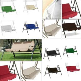 Camp Furniture Swing Chair Cover Outdoor Garden Waterproof Dustproof Protector Seat Blackish Green