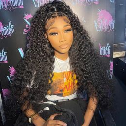 Curly Human Hair Lace Frontal Wig 13x4 Water Wave Wigs For Women 360 Full Pre Plucked 13x6 Hd Front