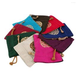 Jewelry Pouches 5pcs Jewelery Gift Bags Drawstring Pouch Wedding Party Favors Multi Color 12 15cm