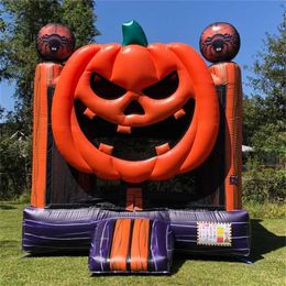 inflatable halloween bounce house jumping castle moonwalk bouncy room pumpkin bounce house