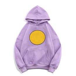 5a Quality Draw Hoodie Winter Cotton Liner Smile Face Simple Hoodies Men Sweatshirts Causal Hot Plain Drews O-neck Hoody Soft Streetwear Young Man 2 JEAT JEAT