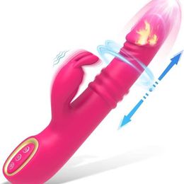 factory outlet Tenufy dildo vibrator with moving ring point clitoral massager thrust vibration modes and rabbit stimulation adult female sex toy