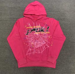 22ss Spider Pink Sp5der hoodies Young Sweatshirts Streetwear Thug 555555 Angel Hoody Men Women 11 Web Pullover Fast Delivery New high end 65ess