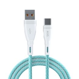 6A 120W Type C Cable Super-Fast Charge Cable For Huawei Mate 40 30 Xiaomi Samsung Ultra-fast Charging And Data Transfer Cables