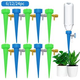 Sprayers 24126pcs SelfWatering Kit Automatic Waterer Drip Irrigation Indoor Plant Auto Watering Device Home Flower Garden Tool 230522