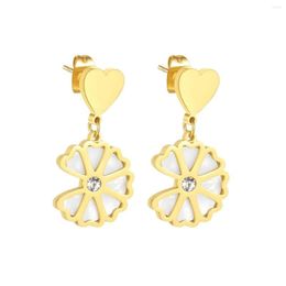 Dangle Earrings High Quality Lemon Stainless Steel Shape Earring Jewellery