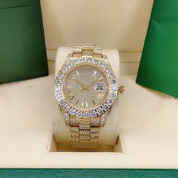 Mens watches high quality designer luxury watch full automatic mechanical watch beautiful diamond waterproof Stainless Steel