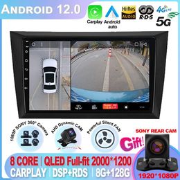 For Volkswagen VW Golf 6 2008-2016 Multimedia Video Player Car Radio Carplay Android Auto Wifi 4G Navigation GPS DSP 2din 128GB-4