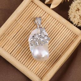 Pendant Necklaces 1pc Natural Freshwater Baroque High Quality Pearl Making DIY Earrings Necklace Jewellery Accessories Gift